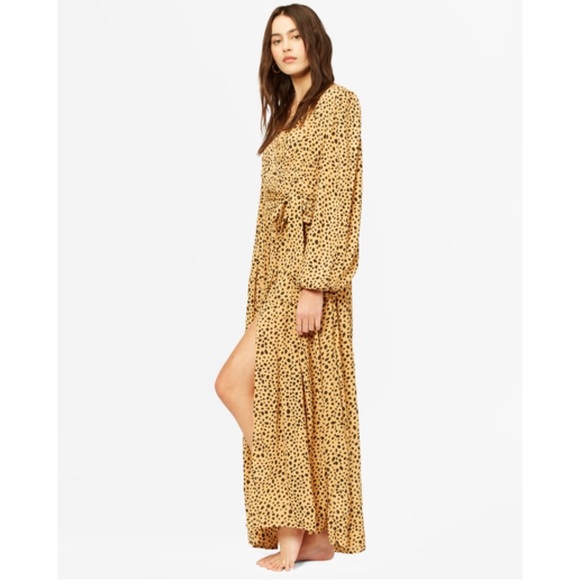 SOLD Billabong Nine Lives Wrap Maxi Dress - Picture 6 of 8